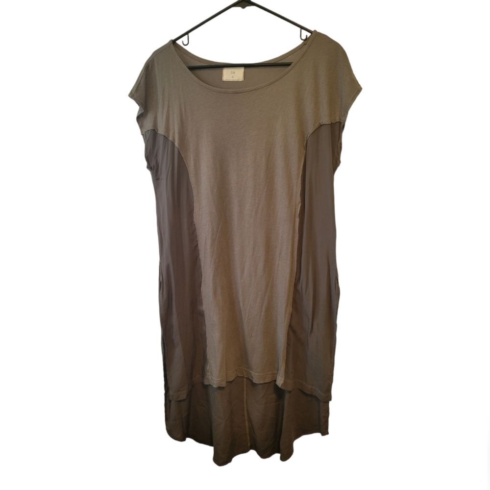 Anthropologie t.la Provincetown Top Olive Green Size Small